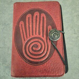Red Leather Journal Cover